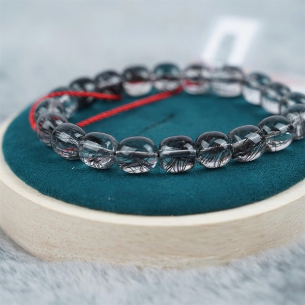 Vòng lu thống tóc đen 20 hạt ly9.63-9.08 (945334) KG+