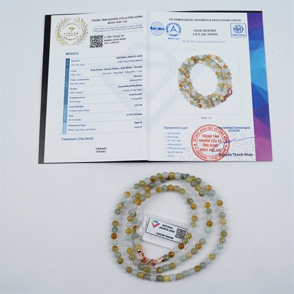 Chuỗi đa bảo My 126 hạt ly5.74-5.44 (789448) KG+