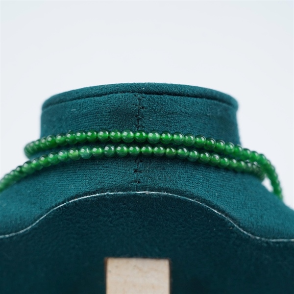 Chuỗi băng lục đế vương Gua 157 hạt ly3.62-3.25 (492366) KG+