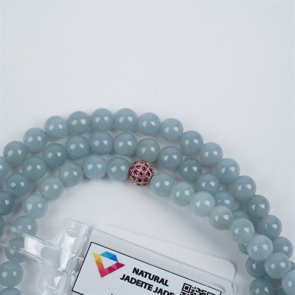 Chuỗi băng lam thiên ko My 114 hạt ly6.12-5.9 (395587) KG+