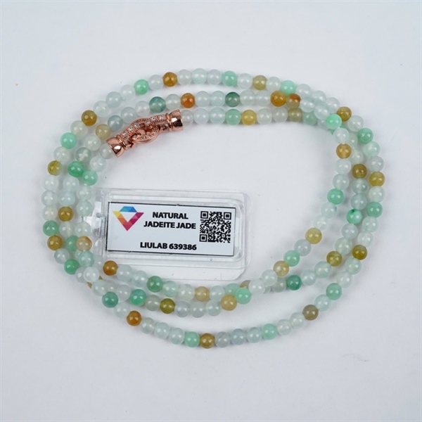 Chuỗi băng đa bảo đậm My 156 hạt ly4.4-4.2 (639386) KG+