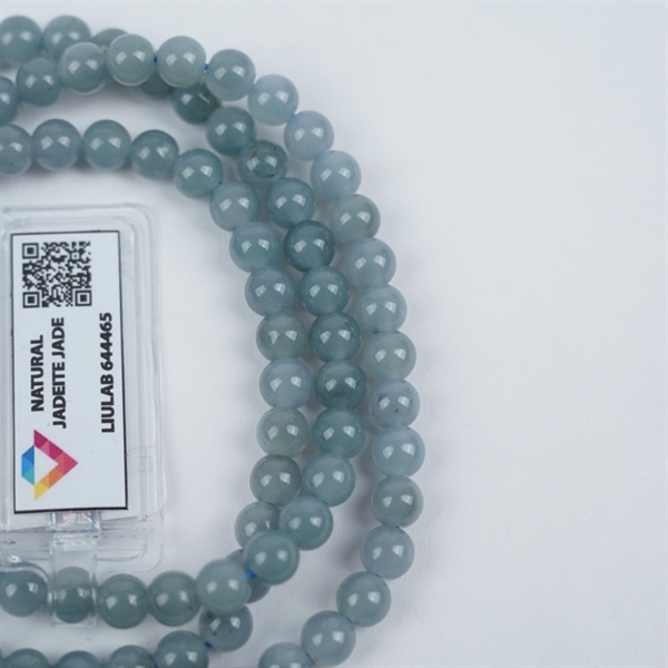 Chuỗi băng lam thiên ko My 108 hạt ly6-5.85 (644465) KG+