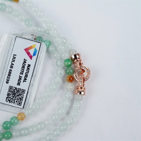 Chuỗi băng đa bảo đậm My 154 hạt ly4.38-4.19 (688239) KG+