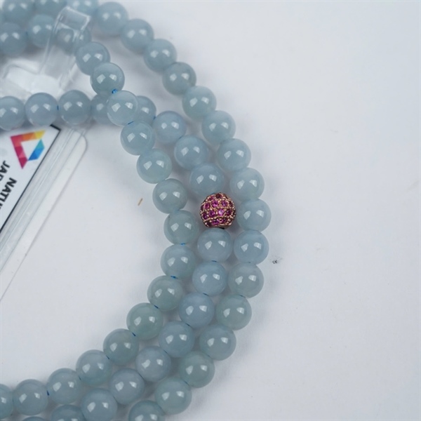 Chuỗi băng lam thiên ko My 108 hạt ly6-5.9 (933856) KG+