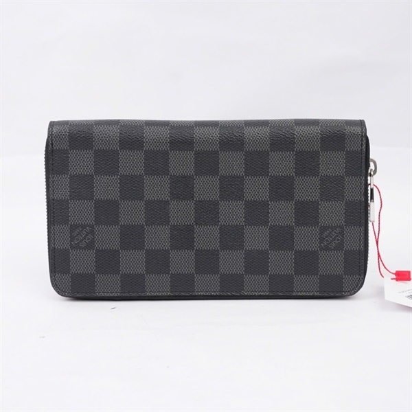 Ví LV zip ô vuông đen (CA1107) KG+