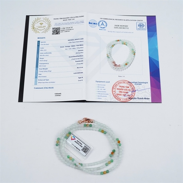 Chuỗi băng đa bảo đậm My 158 hạt ly4.34-4.03 (882752) KG+