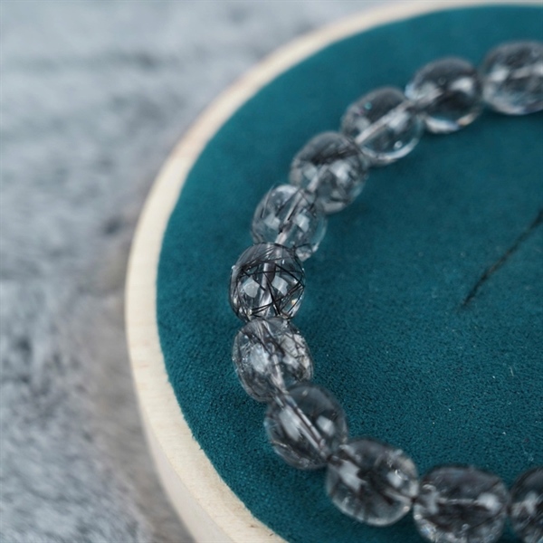 Vòng lu thống tóc đen 20 hạt ly9.37-9.23 (597357) KG+