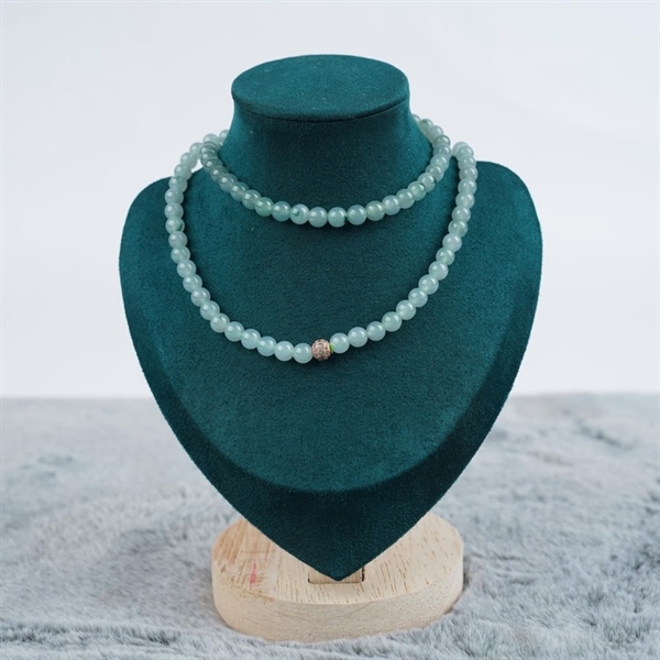 Chuỗi băng xanh nhạt My 106 hạt ly6.16-5.96 (427399) KG+