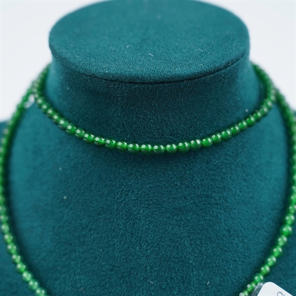 Chuỗi băng lục đế vương Gua 157 hạt ly3.62-3.25 (492366) KG+