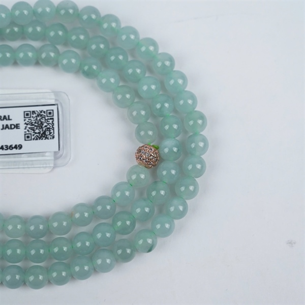 Chuỗi băng xanh nhạt My 107 hạt ly6.16-6 (443649) KG+