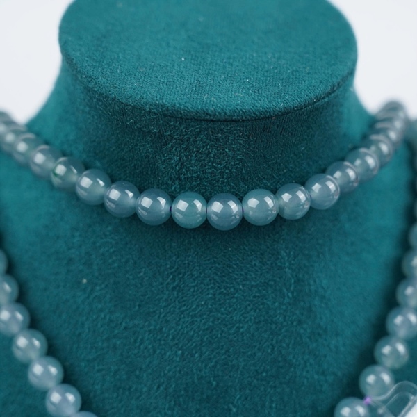 Chuỗi băng lam pha tím Gua 108 hạt ly6.57-6.46 (754452) KG+