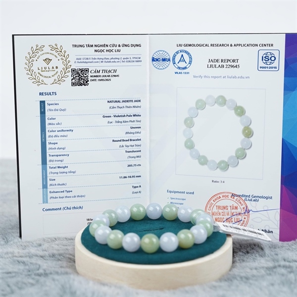 Vòng cẩm mix táo My 18 hạt ly11.06-10.95 (229645) KG+