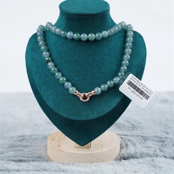 Chuỗi băng đa sắc lam Gua 85 hạt ly8.09-7.96 (498453) KG+