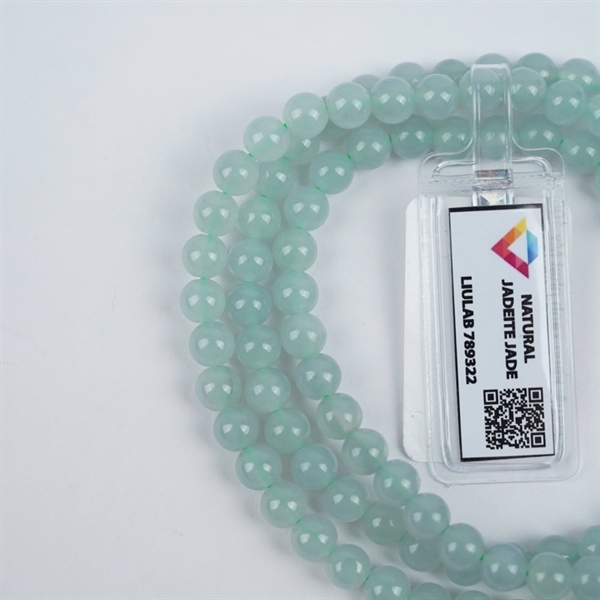 Chuỗi băng xanh nhạt My 108 hạt ly6.17-5.9 (789322) KG+