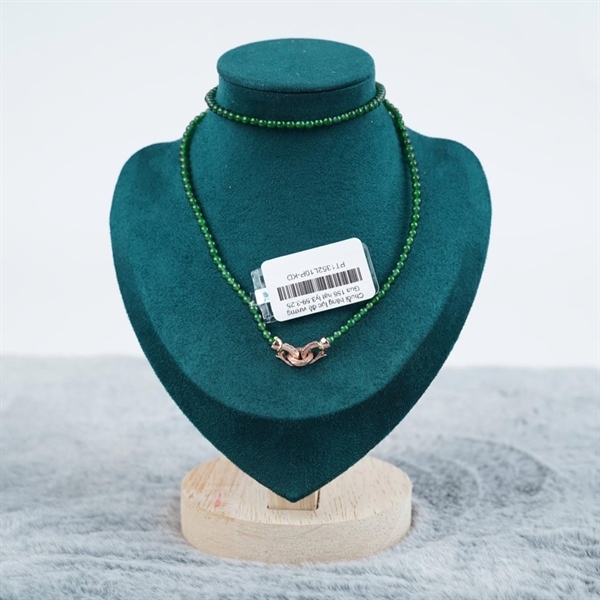 Chuỗi băng lục đế vương Gua 156 hạt ly3.59-3.25 (289723) KG+