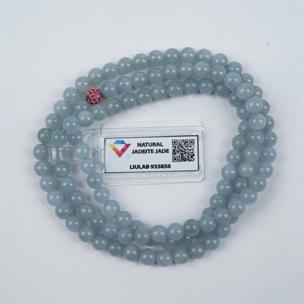 Chuỗi băng lam thiên ko My 108 hạt ly6-5.9 (933856) KG+