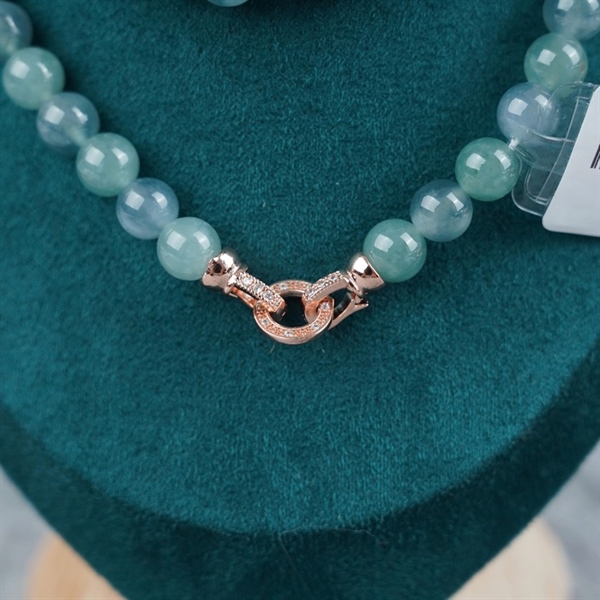 Chuỗi băng đa sắc lam Gua 85 hạt ly8.08-7.81 (455262) KG+