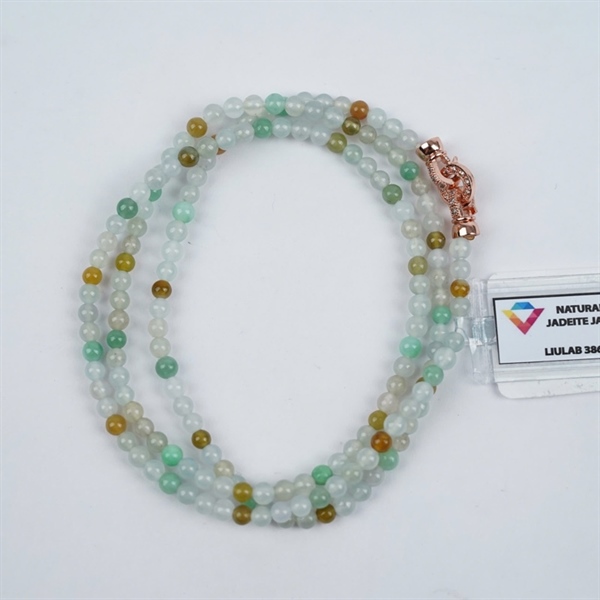 Chuỗi băng đa bảo đậm My 165 hạt ly4.26-3.92 (386789) KG+