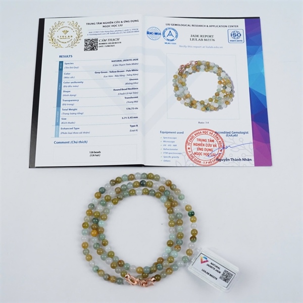 Chuỗi đa bảo My 126 hạt ly5.71-5.45 (865576) KG+