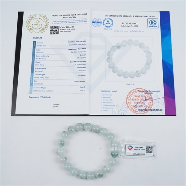 Vòng nếp băng hoa bay My 19 hạt ly10.2-9.92 (345592) KG+