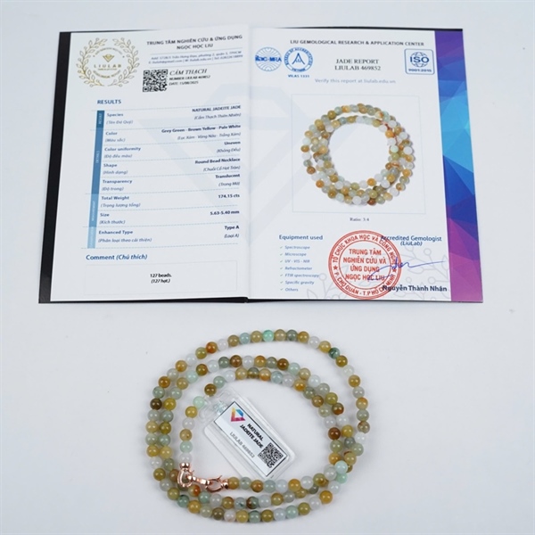 Chuỗi đa bảo My 127 hạt ly5.63-5.4 (469852) KG+