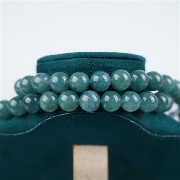 Chuỗi băng lam Gua 60 hạt ly9.97-9.56 (272263) KG+