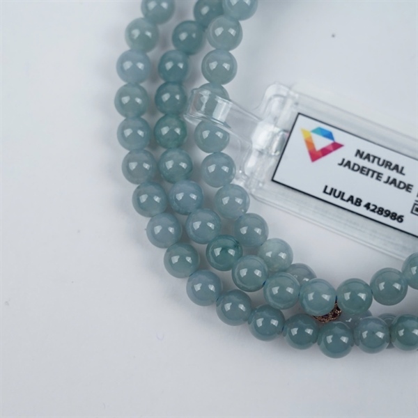 Chuỗi băng lam thiên ko My 114 hạt ly6.09-5.98 (428986) KG+