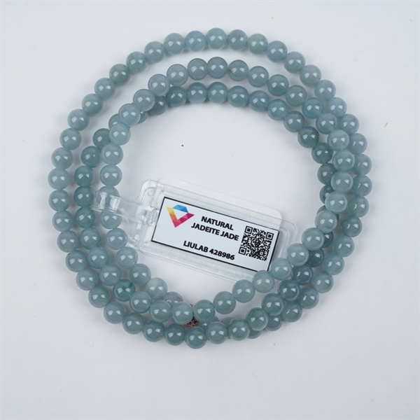 Chuỗi băng lam thiên ko My 114 hạt ly6.09-5.98 (428986) KG+