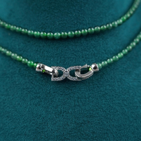 Chuỗi băng lục đế vương Gua 155 hạt ly3.35-3.3 (356744) KG+