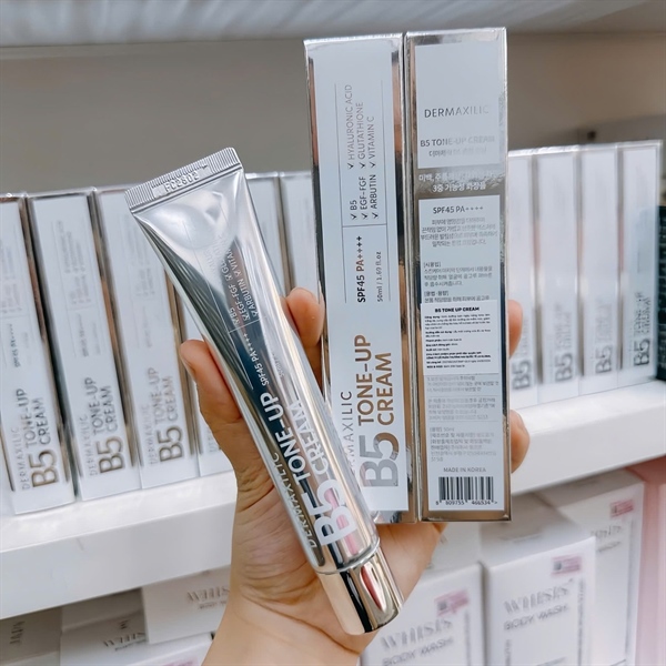 Kem dưỡng B5 Tone Up Dermaxilic - Full VAT