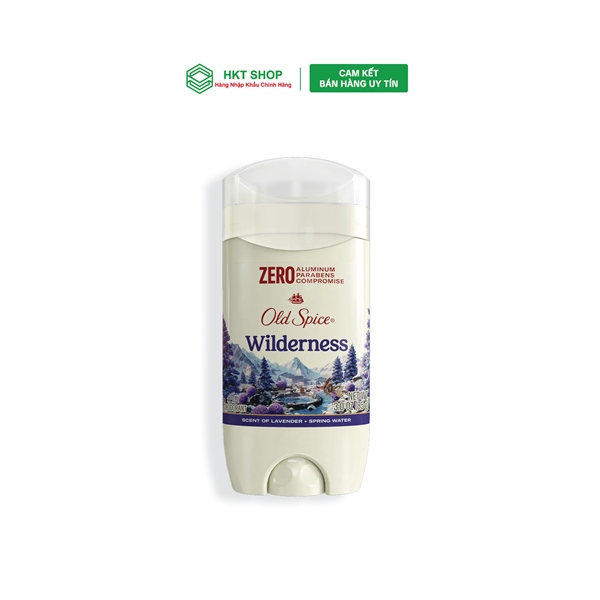 Sáp khử mùi Old Spice Wilderness 85g (Sáp xanh) - Mỹ
