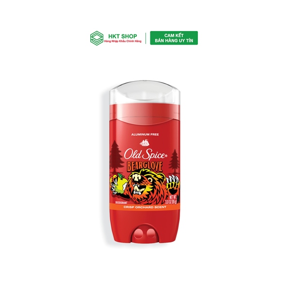 Sáp khử mùi Old Spice Bearglove 85g (Sáp xanh) - Mỹ