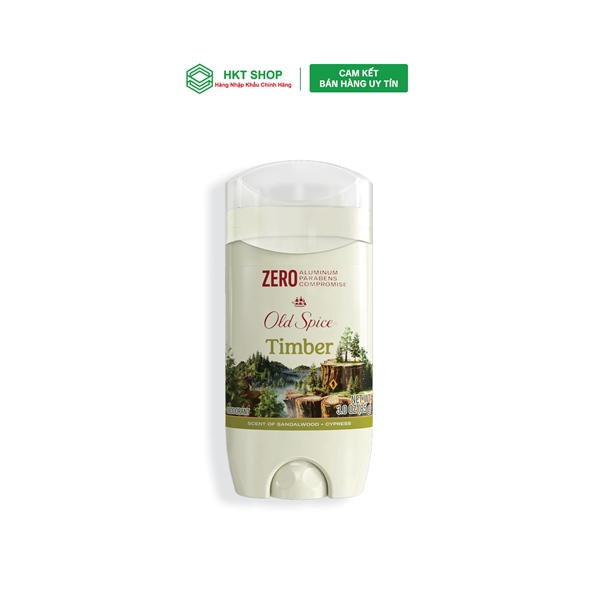 Sáp khử mùi Old Spice Timber 85g (Sáp xanh) - Mỹ