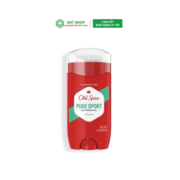 Sáp khử mùi Old Spice Pure Sport 85g (Sáp xanh) - Mỹ