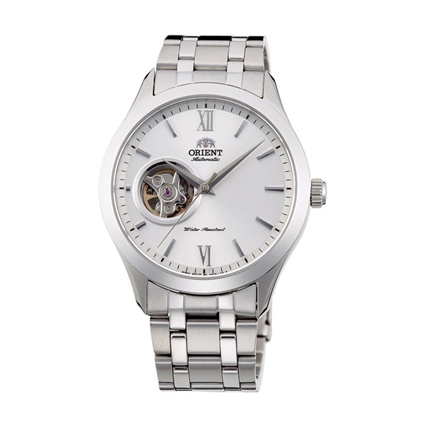 Orient automatic - golden eye 2 - trắng dây kim loại