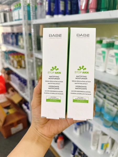Kem dưỡng babe stop akn mattifying moisturiser 50ml hàng công ty