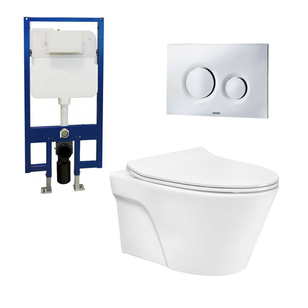 Bồn cầu treo tường nắp êm TOTO CW822RA TC600VS WH172A MB174PSS