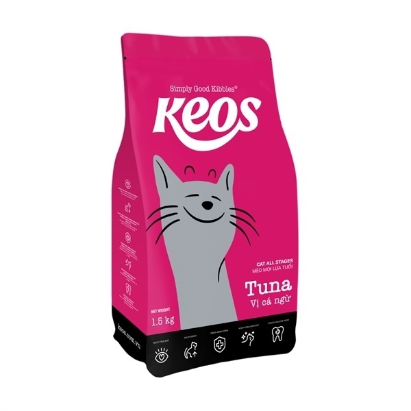 Hạt KEOS cho mèo 350g