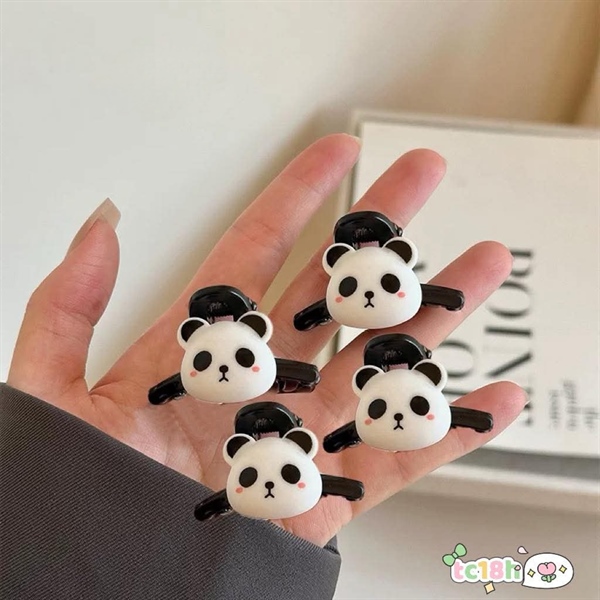 Set 2 kẹp tóc gấu trúc