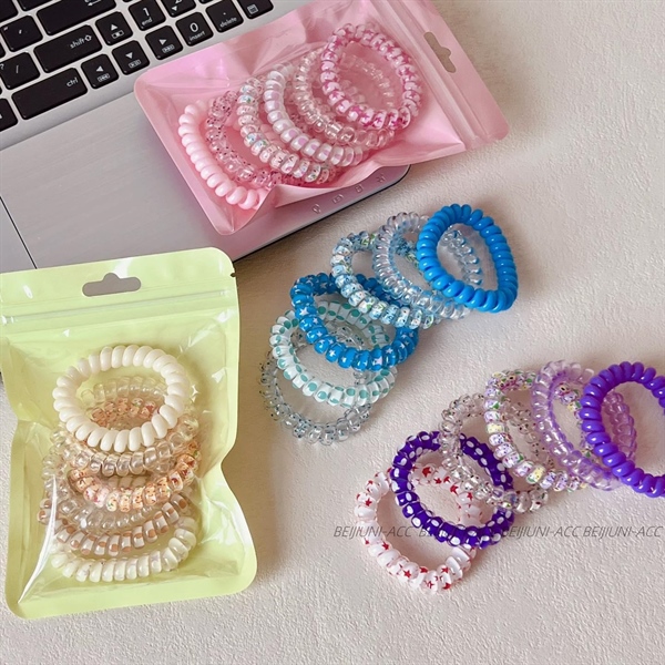 Set cột tóc lò xo