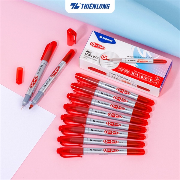 Bút lông dầu PM-04 đỏ