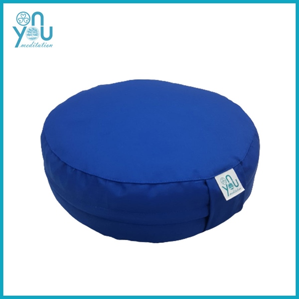 Bồ Đoàn Vỏ Đậu Xanh [Đệm thiền 30] - Vải kaki đơn sắc [Xanh dương]
