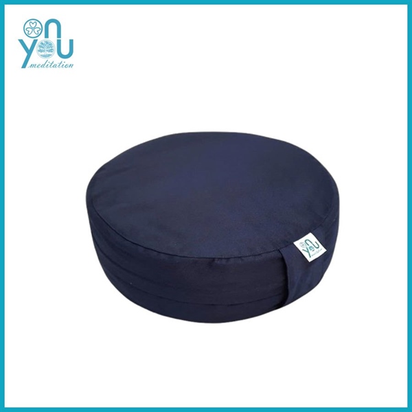 Bồ Đoàn Vỏ Đậu Xanh [Đệm thiền 30] - Vải kaki đơn sắc [Xanh Navy]