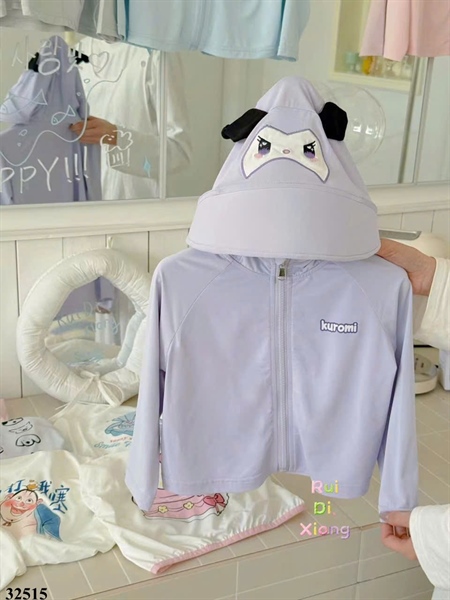 32515- Áo chống nắng kuromi tím