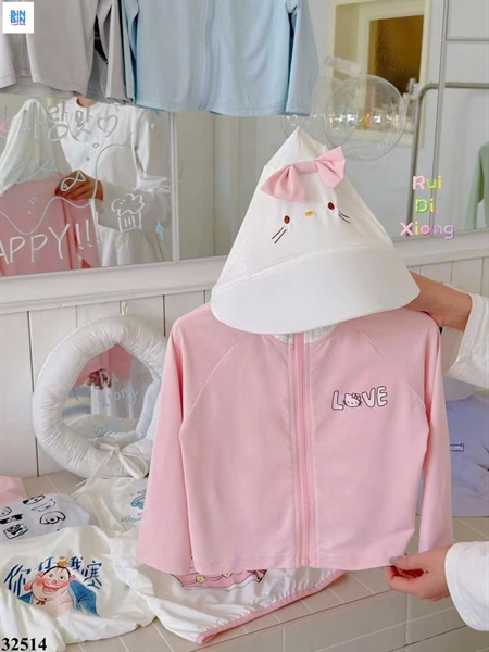 32514 - Áo chống nắng chữ LOVE