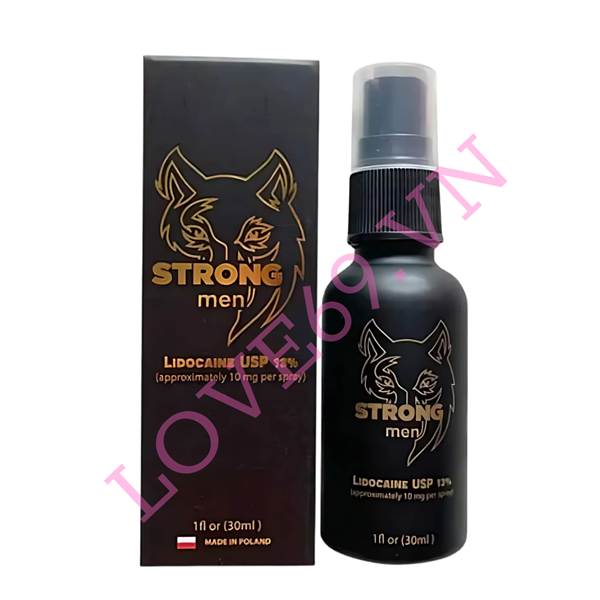 Chai Xịt Kéo Dài Thời Gian StrongMen - Chai 30ml