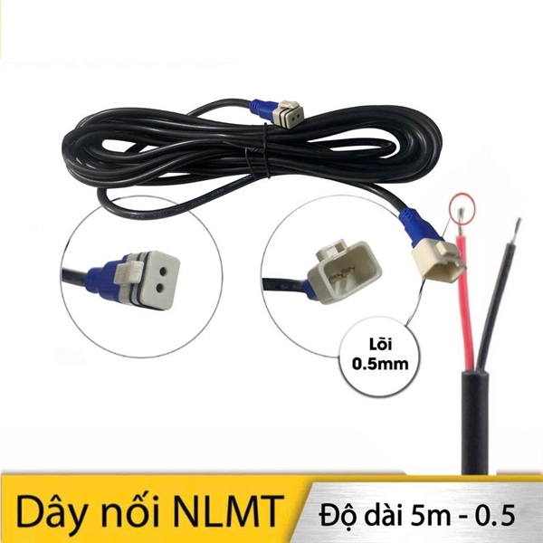 Dây điện nối dài 5m - đầu vuông