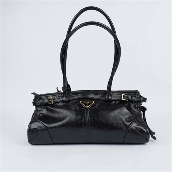 Túi Prada đen sz32 (A-T) KG+