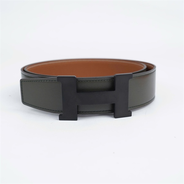 Thắt lưng Hermes xám xanh sz4-108 (A-T) KG+