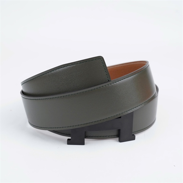 Thắt lưng Hermes xám xanh sz4-108 (A-T) KG+